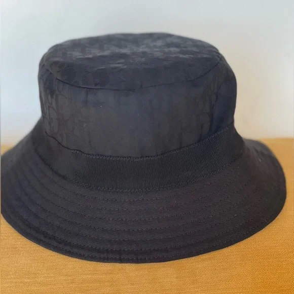 NEVER WORN DIOR x KENNY SCHARF MENS CD LOGO EMBROIDERED BUCKET HAT COTTON LG - Picture 6 of 14